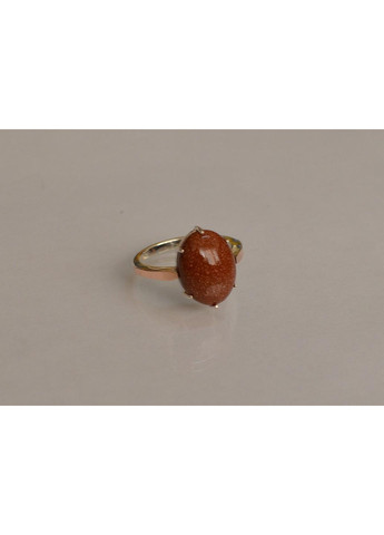 Срібна каблучка з золотими пластинами Silver Style (367112415)