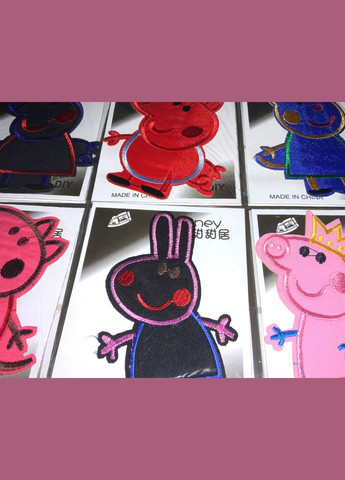 Аплікація для одягу нашивка №101 Пеппа 9шт/7х9см FROM FACTORY A101 (339105065)