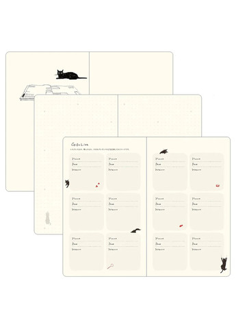 Блокнот з котиками А5, Планнер котики 2026 No Brand (369667747)