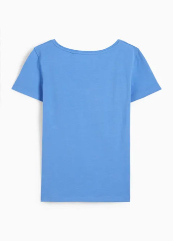 Голубая летняя футболка C&A