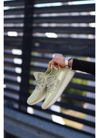 КРОССОВКИ ЖЕНСКИЕ ADIDAS YEEZY BOOST 350 V2 ANTILA REFLECTIVE АДИДАС ИЗИ БУСТ No Brand жёлтые демисезоны (367173294)
