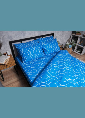 Комплект постільної білизни Микросатин Premium «» King Size 220x240 наволочки 2х40х60 (MS-820005145) Moon&Star Ocean Breeze (293147719)