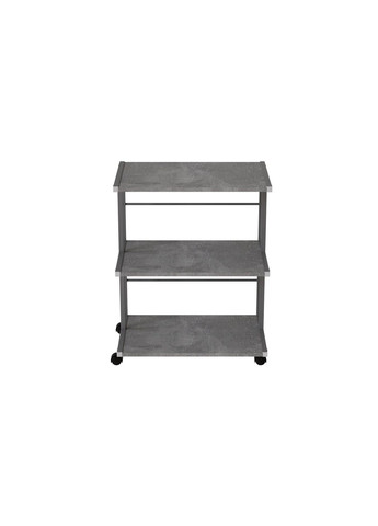 Этажерка на колесиках Камило 75x40x60 металл Серый ДСП 16мм (FRD-102553) Ferrum-decor (351358744)