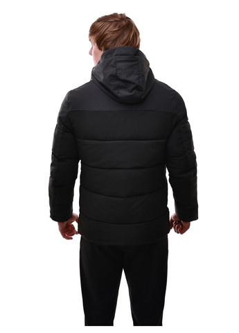 Чорна куртка зимова чоловіча BIHOR