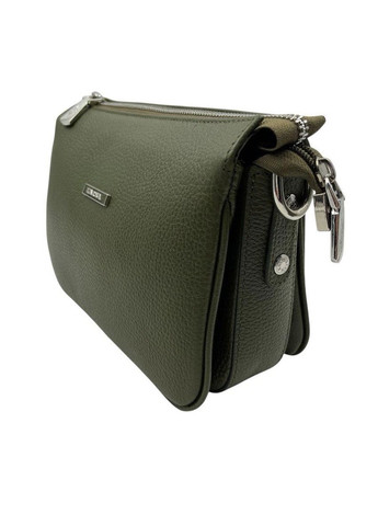 Сумка женская кожаная кросбоди оливковая 5069 Karya (368801406)