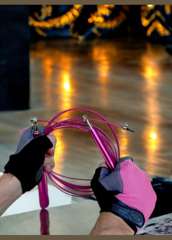 Скакалка скоростная спортивная скакалки для похудения бокса гимнастики GDragon Sport металлическая Красная 46_1_0_5 No Brand (322126399)