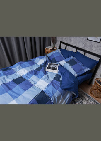 Комплект постельного белья Бязь Gold Люкс «» полуторный 143х210 наволочки 2х50х70 (MS-820004881) Moon&Star finland blue (293148186)
