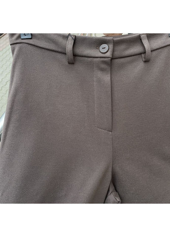 Штани жіночі палаццо-штани класичні вовна коричневі No Brand (369925012)