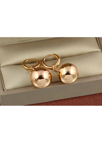 Серьги шарики 2.8 см 13 мм золотистые love-shopping Xuping Jewelry (354657750)