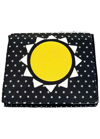 Развивающая книга раскладушка с зеркалом 9 рисунков, животные, погода Слоник No Brand (366304051)