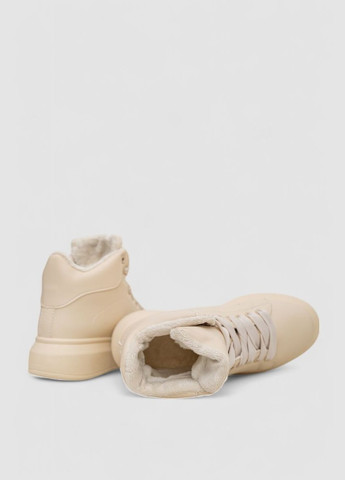 Кроссовки женские зимние на меху Ager 248RA2254 бежевые демисезоны (340052115)