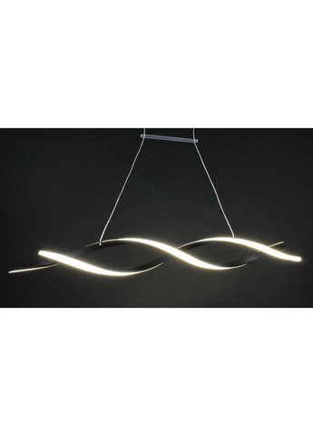 Люстра светодиодная подвесная LED светильник для квартиры на потолок лэд 27330 Черный 25-100х14х120 см. Sunnysky (324395911)