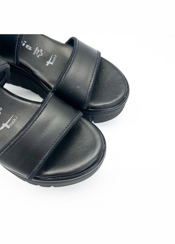 Черные босоножки (р) кожа 0-1-1-1-28711-44-001-1 Tamaris