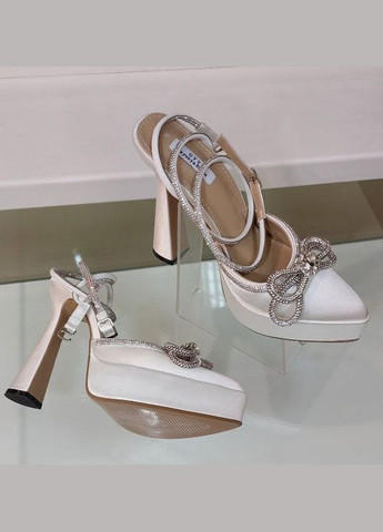 No Brand Свадебные женские туфли для невесты на платформе. белый з текстиль, — лето (322414613)