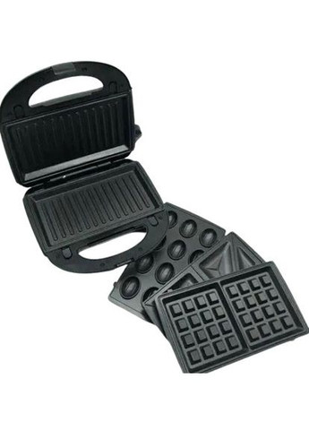 Электрогриль мультимейкер CB-1077 4в1 вафельница бутербродница бельгийская вафля Crownberg (297331358)