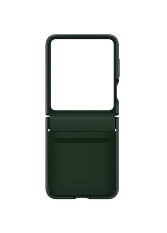 Кожаный чехол Leather Case для Samsung Galaxy Z Flip5 Green No Brand (359476558)