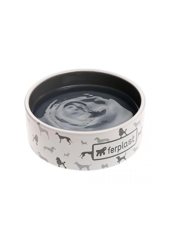 Керамічна миска для собак та кішок Juno Medium Bowl 16.7 см 0.75 л 71092400 Ferplast (269696021)