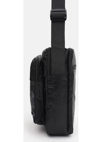 Сумка планшет через плечо текстильная мужская для документов и для телефона маленькая Черный 40246 Monsen (361348708)