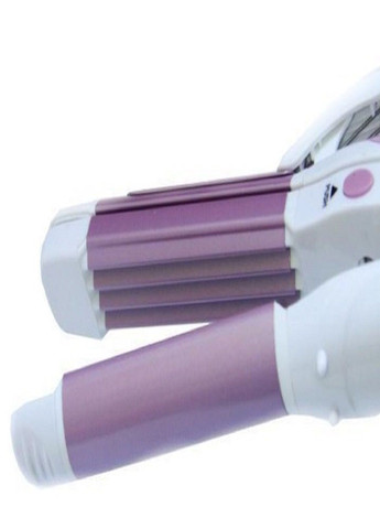 Многофункциональный стайлер для волос PM-1213 плойка 3в1 с керамическим покрытием Белый Promotec (302975420)