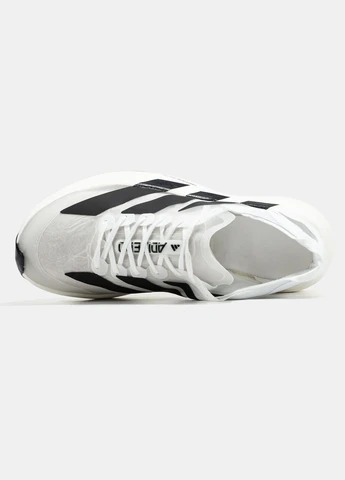 Білі Осінні кросівки чоловічі і жіночі adidas adizero adios pro evo 1 white black | адідас адізеро ево білі No Brand