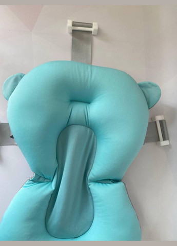 Подушка в ванночку для купания малыша антискользящая Бирюзовая No Brand (306554571)