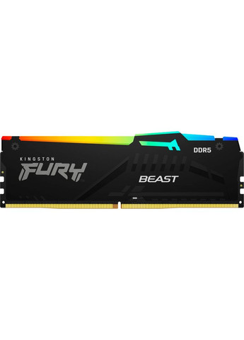 Модуль памяти для компьютера DDR5 32GB 6000 MHz Beast RGB EXPO Fury (ex.HyperX) (KF560C30BBEA-32) Kingston (317407431)