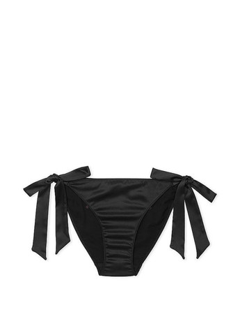 Черный комплект женского белья very sexy shine black (лиф 36c + трусики cheeky m) Victoria's Secret