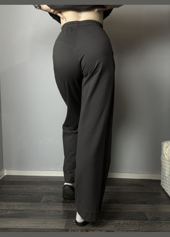 Спортивные штаны-палаццо женские серые Style MKSH2435-3 Modna KAZKA (276650377)