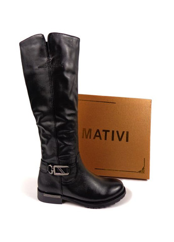 Шкіряні демісезонні чоботи, - Туреччина Mativi Чоботи (305215454)