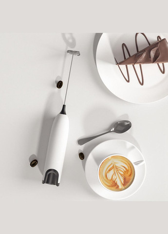 Капучинатор Milk Frother электрический для молока Бело-черный (R-1501WB-VS) No Brand (303933916)
