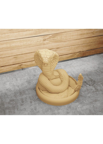 Змея Кобра фигурка на подставке. Символ 2025 года ЗаСвіт (369719058)