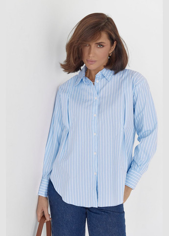 Жіноча сорочка з візерунком у вертикальну смужку 28228 Lurex (280910631)