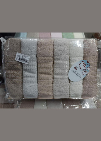 Cestepe набор полотенец vip cotton - vitali 70*140 (6 шт) комбинированный производство -