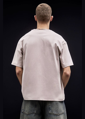 Розовая футболка свободного кроя H&M loose fit