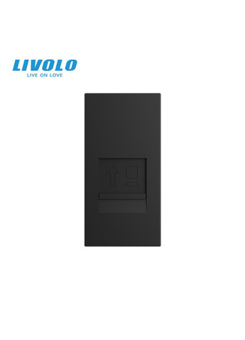 Механизм розетка интернет RJ-45 (VL-FCCP-1BP) Livolo (370970448)
