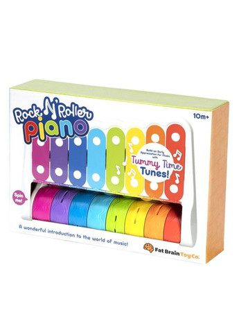 Дитячий ксилофон Rock N' Roller Piano з дзвіночками (F281ML) Fat Brain Toys (331173458)
