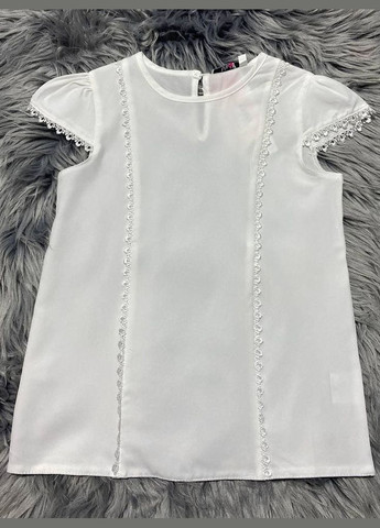 Молочная блузка Mevis демисезонная