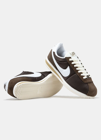 Кросівки жіночі і чоловічі Nike Cortez brown white | Найк Кортез коричневі білі No Brand коричневі всесезони (315155274)