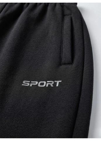 Черные демисезонные брюки Sport