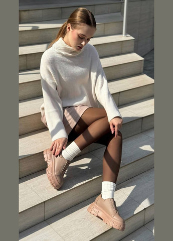 Loretta Туфлі лофери жіночі бежевого кольору лофери бежевий з штучна шкіра, китай — демісезон (323485021)