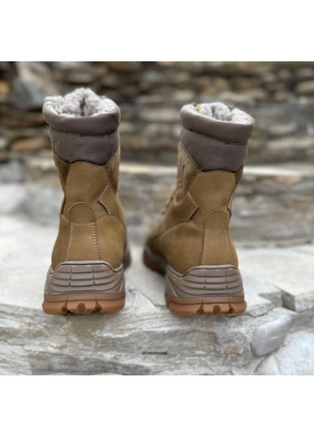 Тактичні чоловічі зимові Берці Шкіряні. 36-49р Койот. Натуральна гідрофобна шкіра! DSZM-1041 36 No Brand (349513261)