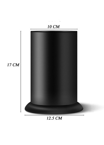 Подставка для столовых приборов Spot 17/10 cм черного цвета из нержавеющей стали REMY-DECOR (293152586)