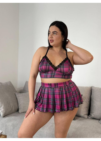 Розовый демисезонный комплект женского нижнего белья хl розовый (do3255) Ghazel