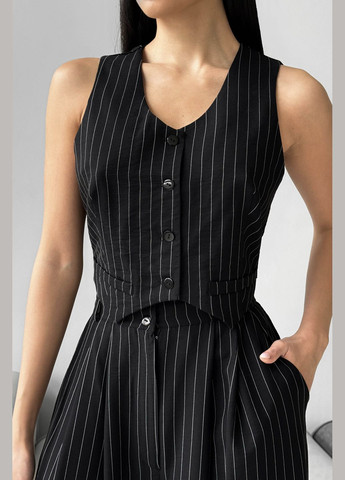 Стильний брючний костюм чорного кольору Jadone Fashion (280899764)
