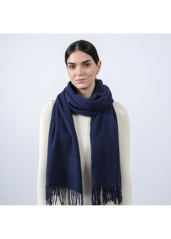Палантин жіночий однотонний кашемір синій EDWARD LuckyLOOK 555-471 (368389970)