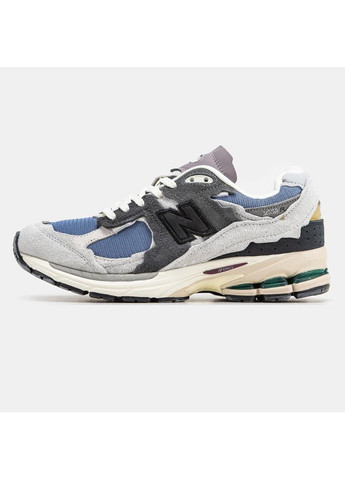 Чорні Осінні кросівки чоловічі new balance 2002r gray blue нью беланс 2002r No Brand