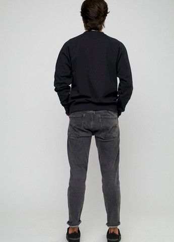 Черный свитшот мужской черный "blueprint coupe" YAPPI рисунок (303773130)