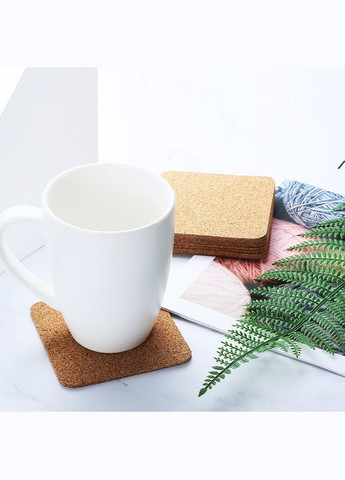 Подставки пробковые для стаканов и чашек 6 шт (AN0103501) ANbeauty (365875728)