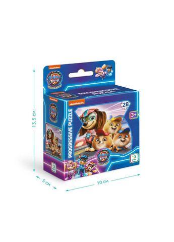 Пазл "Прогрессивные младшие патрульные" 28 элементов Щенок патруль Dodo (338425488)