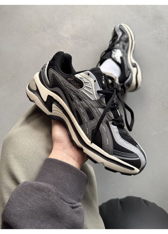 КРОССОВКИ ЖЕНСКИЕ ASICS GEL-PRELEUS BLACK / GREY АСИКС ГЕЛЬ No Brand серые демисезоны (367172595)